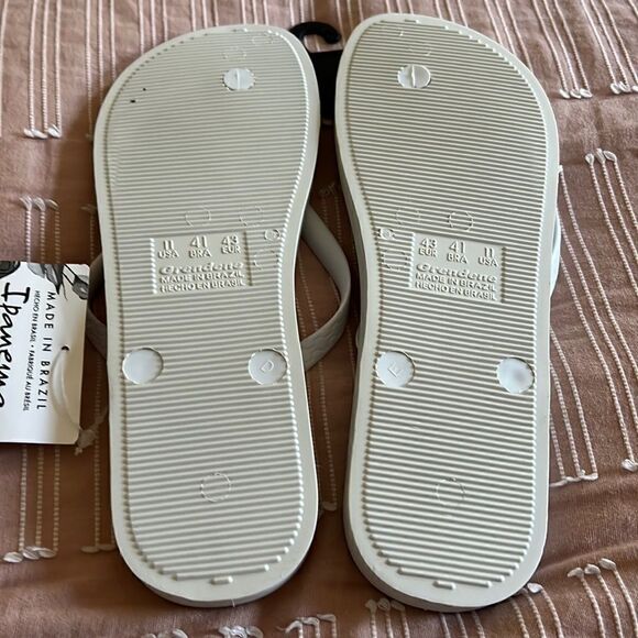 NWT IPANEMA Ana white flip flop 11 - Picture 4 of 7